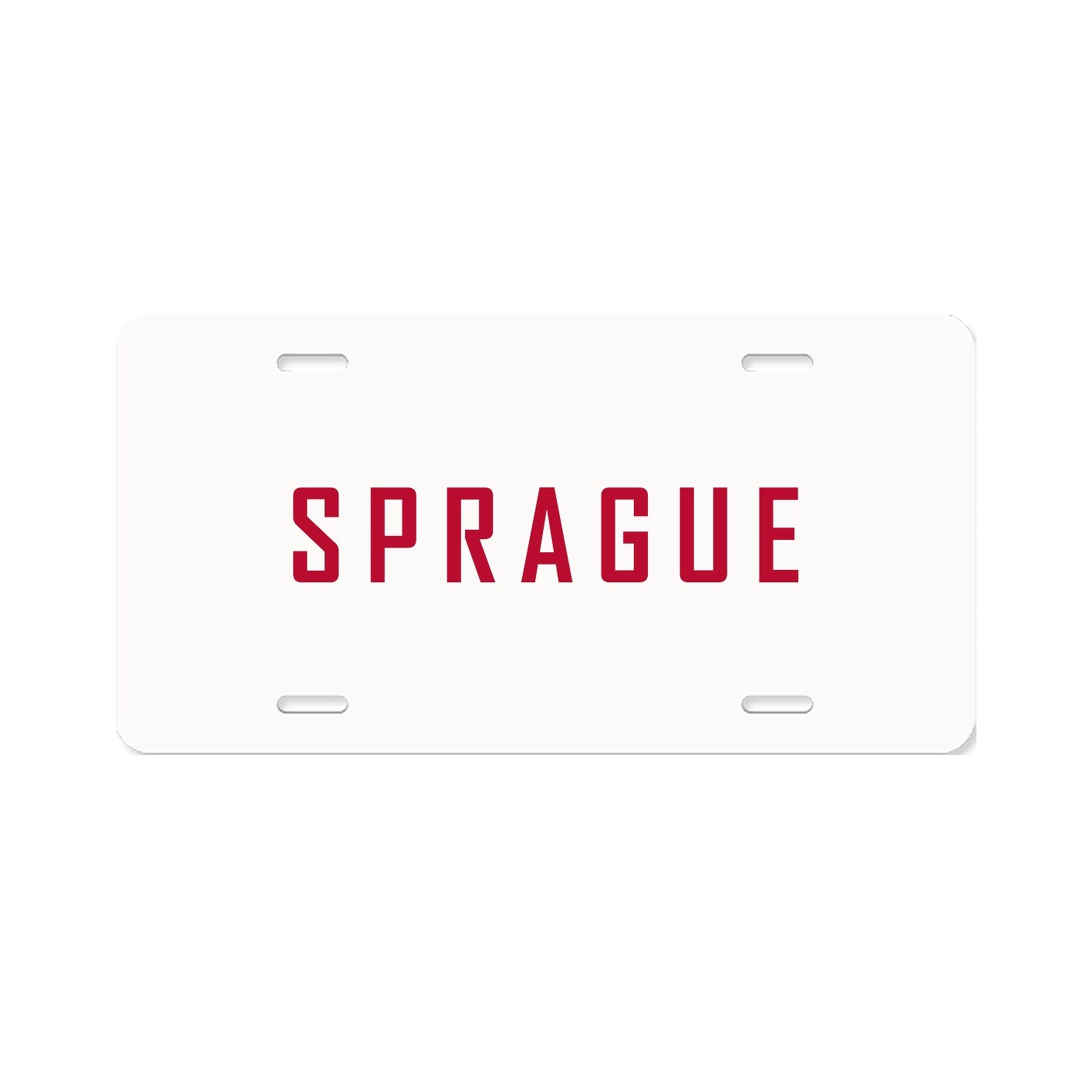 Primary Aluminum License Plate