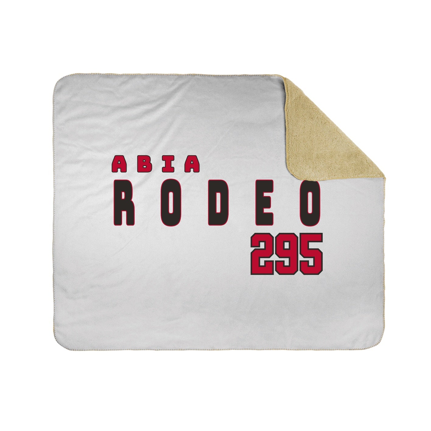 White 50x60 Sherpa Lined Throw Blanket