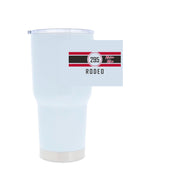 White 30oz Stainless Steel Tumbler