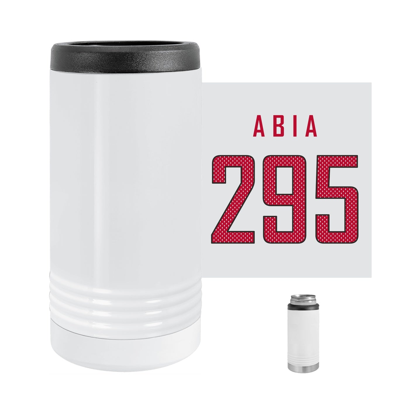 White Polar Camel Slim Beverage Holder