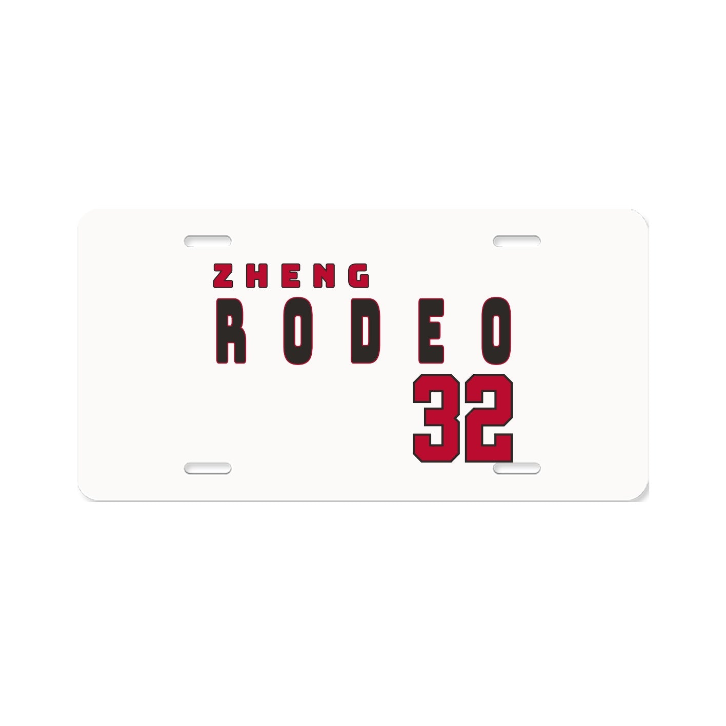 Primary Aluminum License Plate