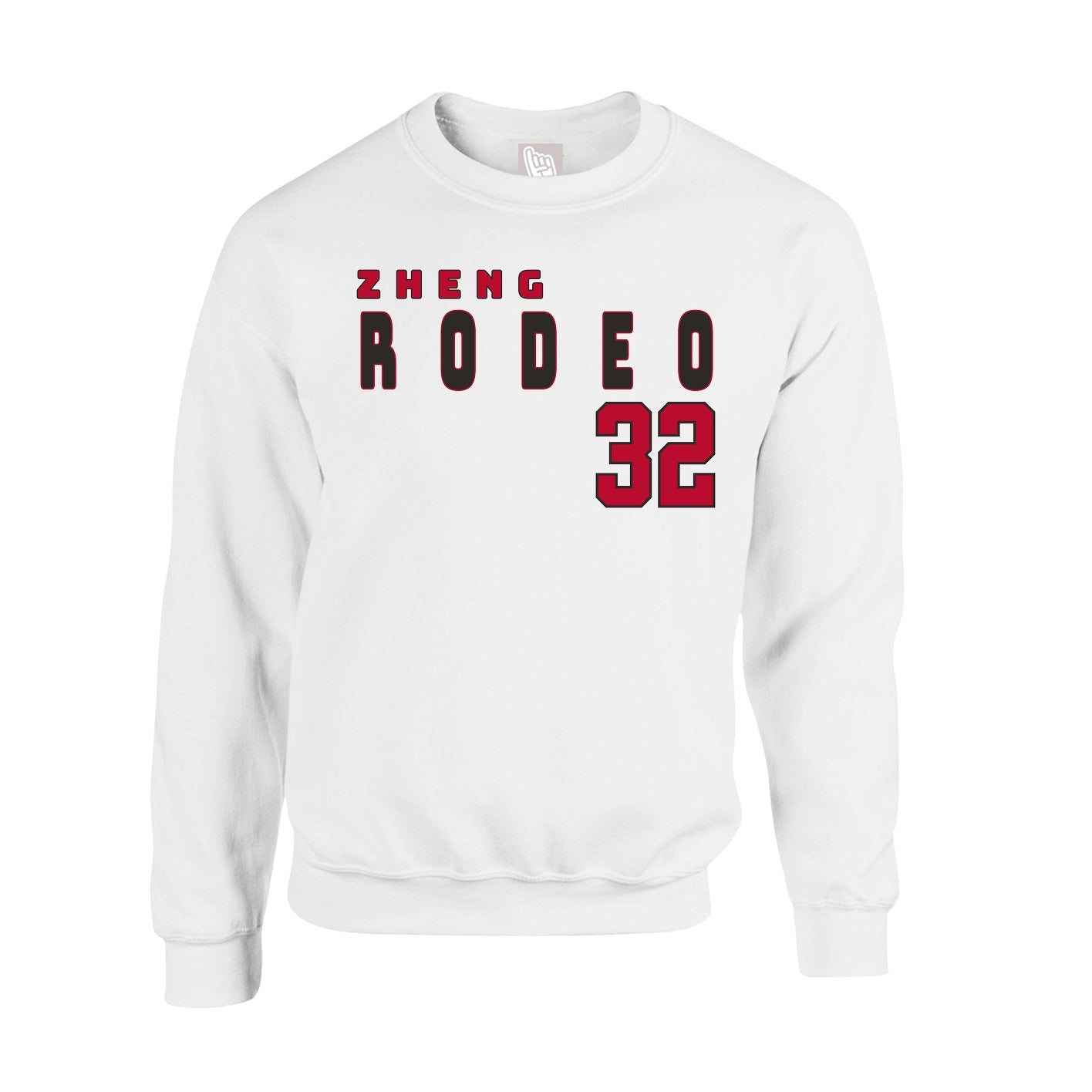 White NIL Club Fleece Crew