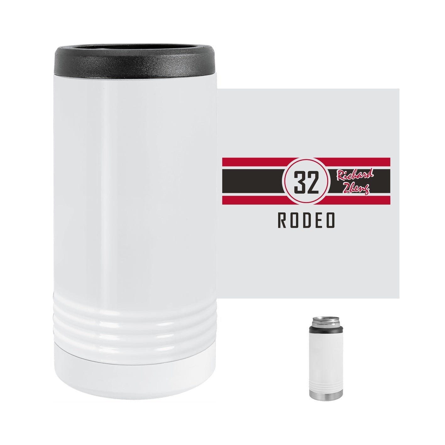 White Polar Camel Slim Beverage Holder