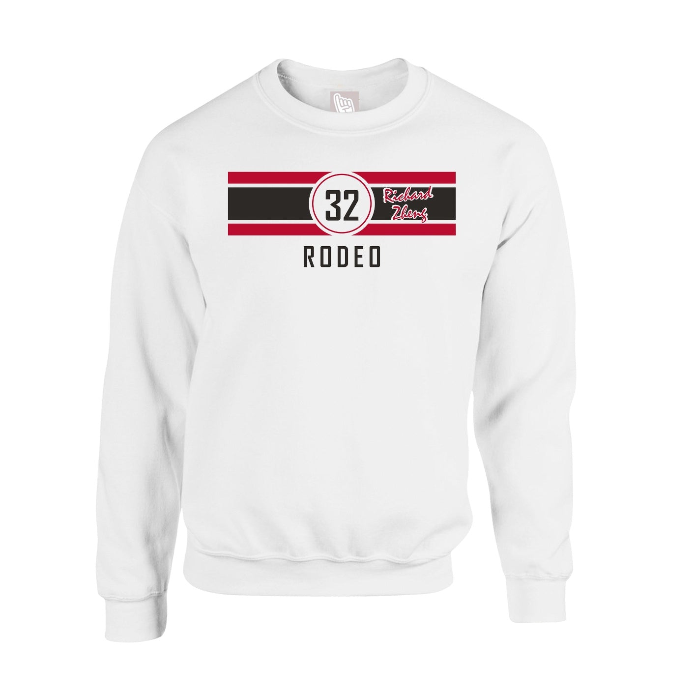 White NIL Club Fleece Crew