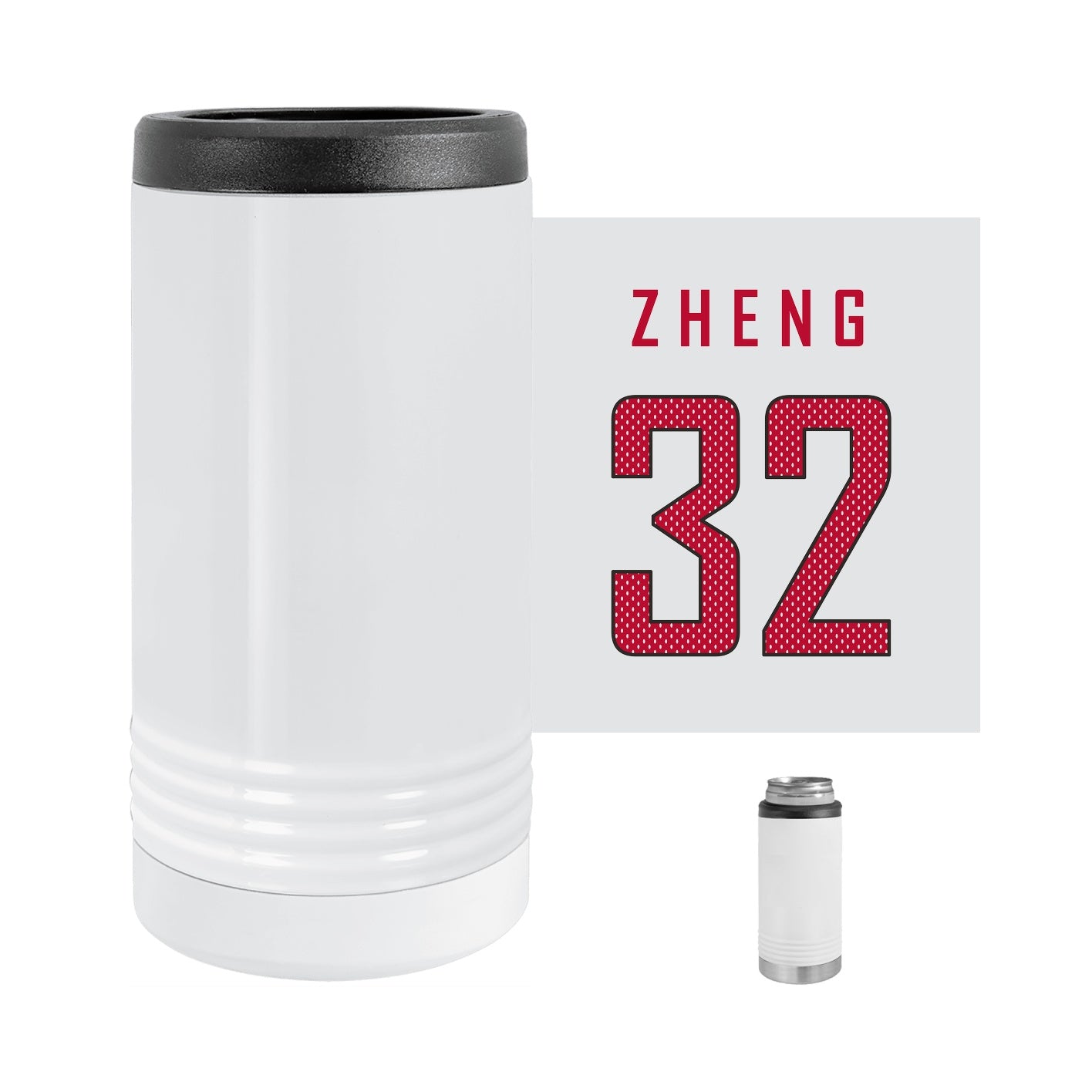 White Polar Camel Slim Beverage Holder