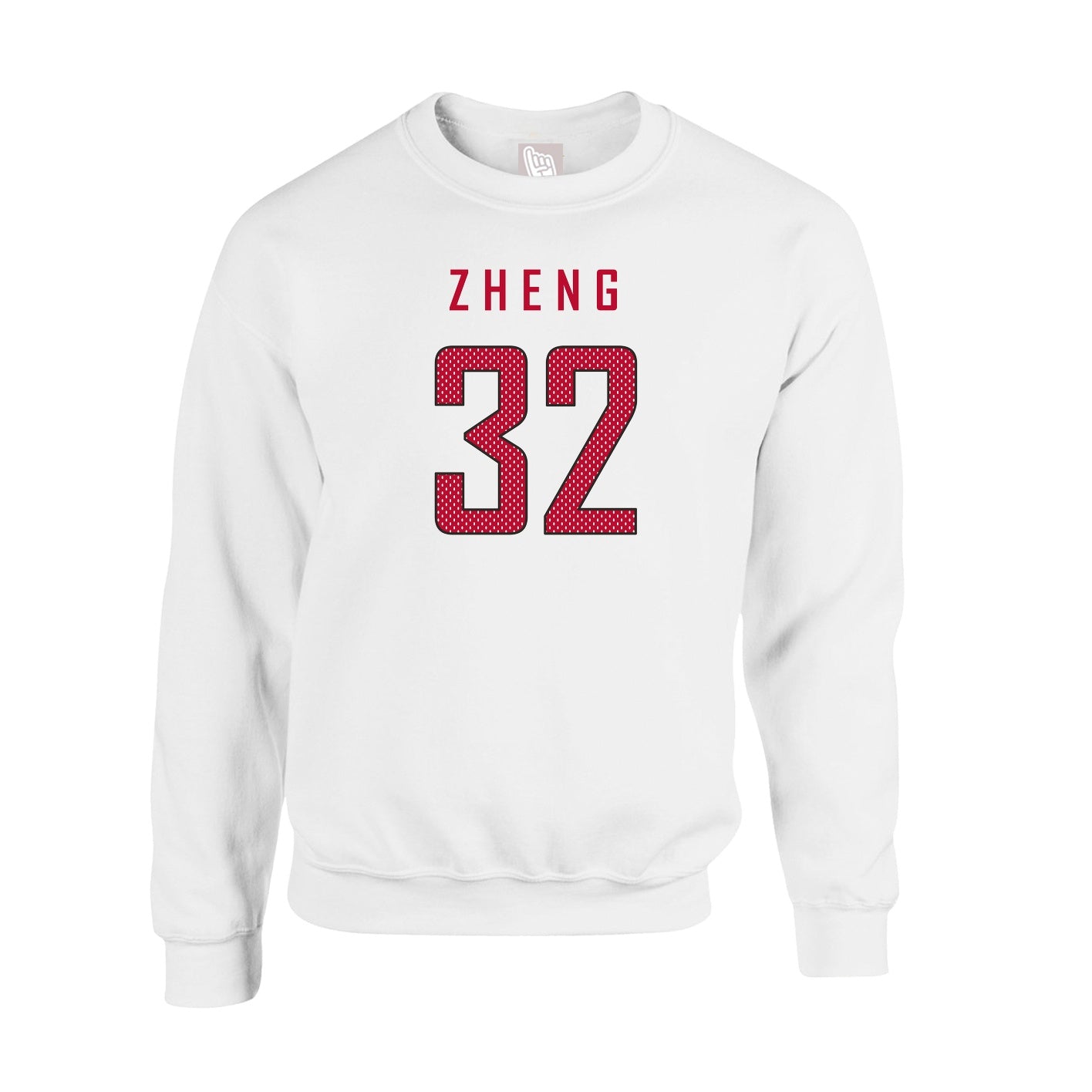 White NIL Club Fleece Crew