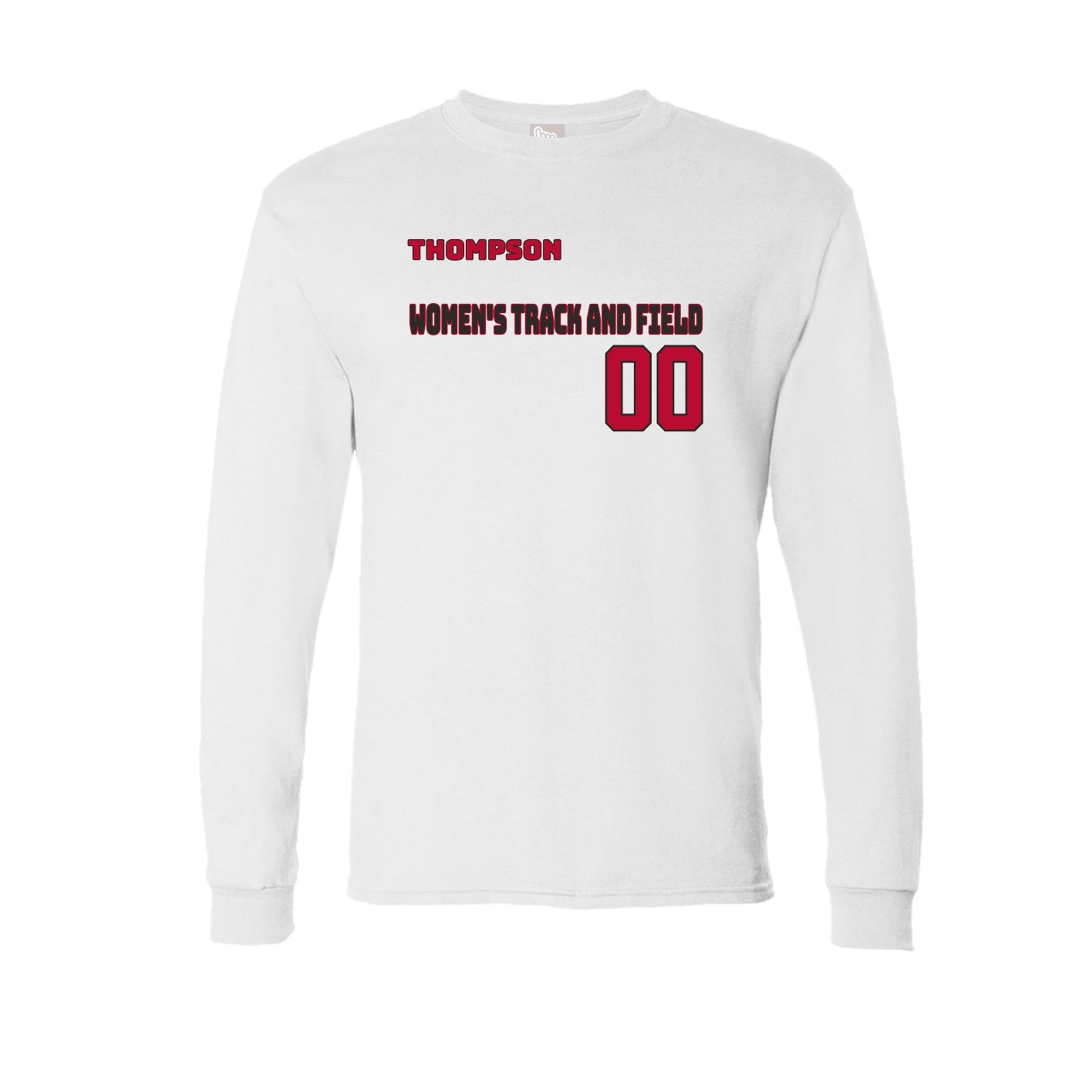 White NIL Club Long Sleeve Tee