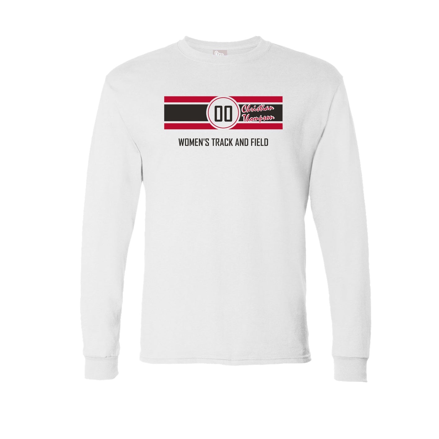 White NIL Club Long Sleeve Tee