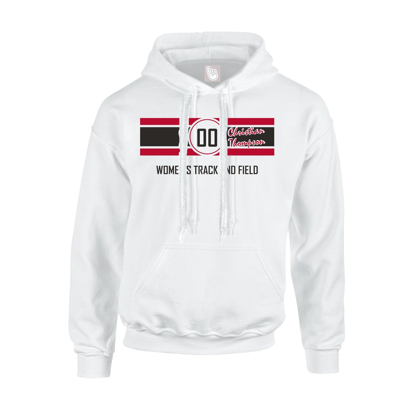 White NIL Club Hoodie