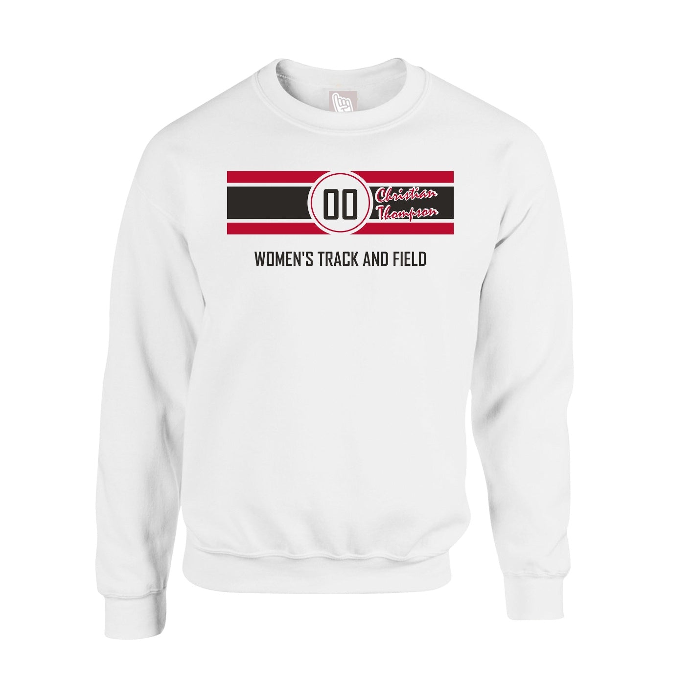 White NIL Club Fleece Crew