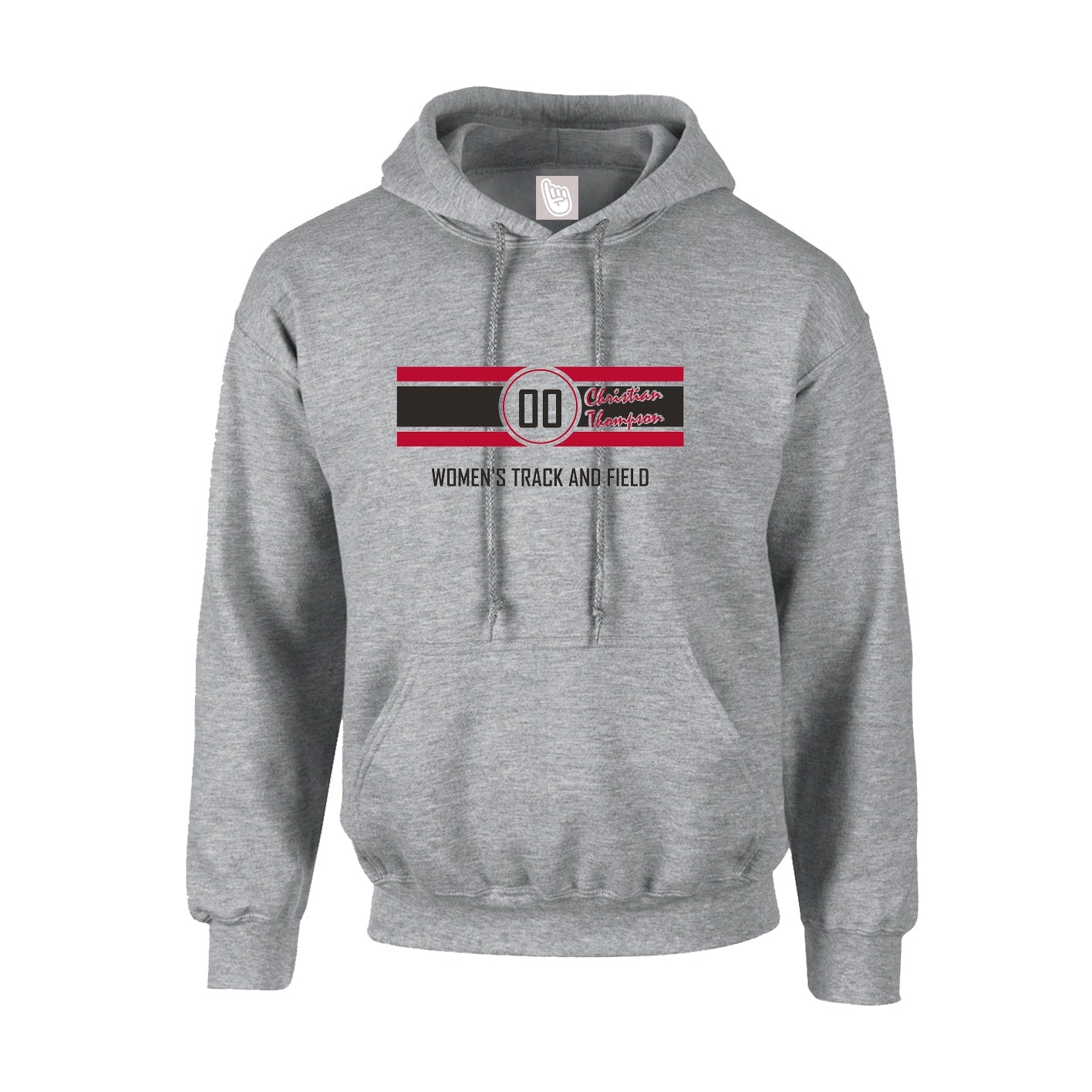 Light Grey NIL Club Youth Hoodie