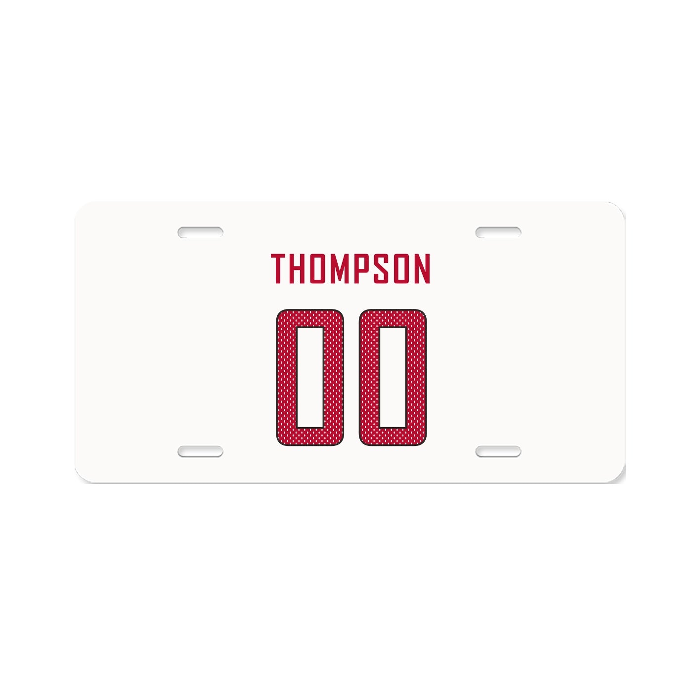 Primary Aluminum License Plate