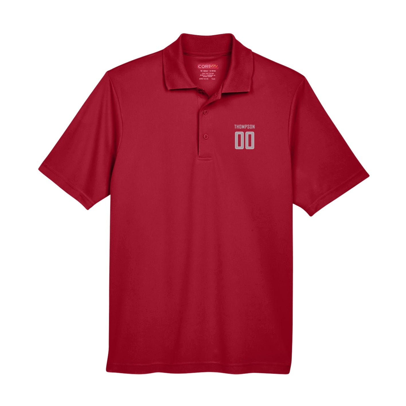 Red Performance Polo