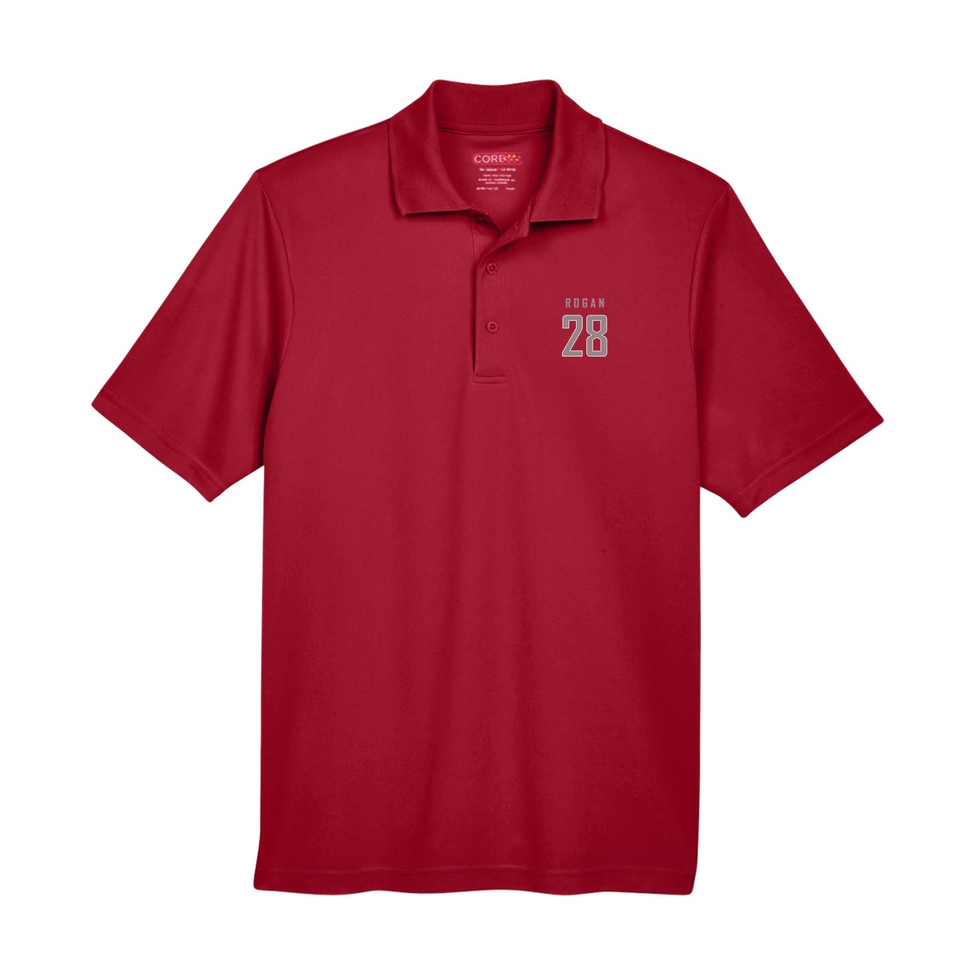 Red Performance Polo