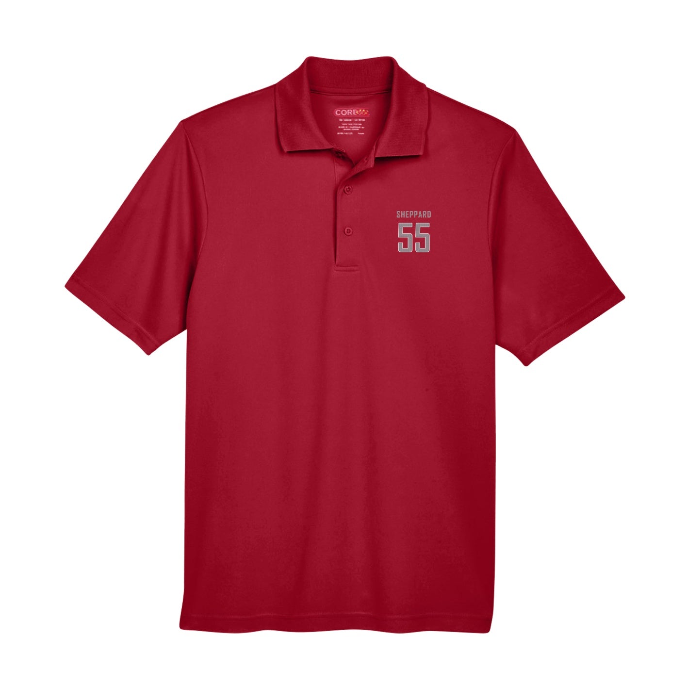 Red Performance Polo
