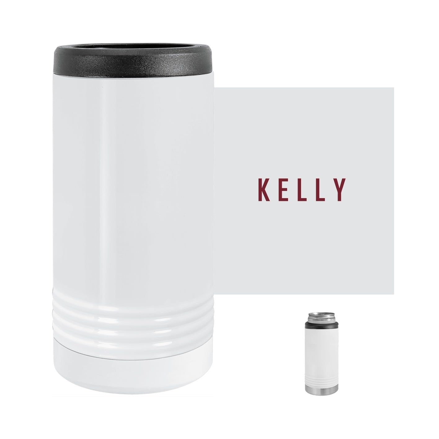 White Polar Camel Slim Beverage Holder