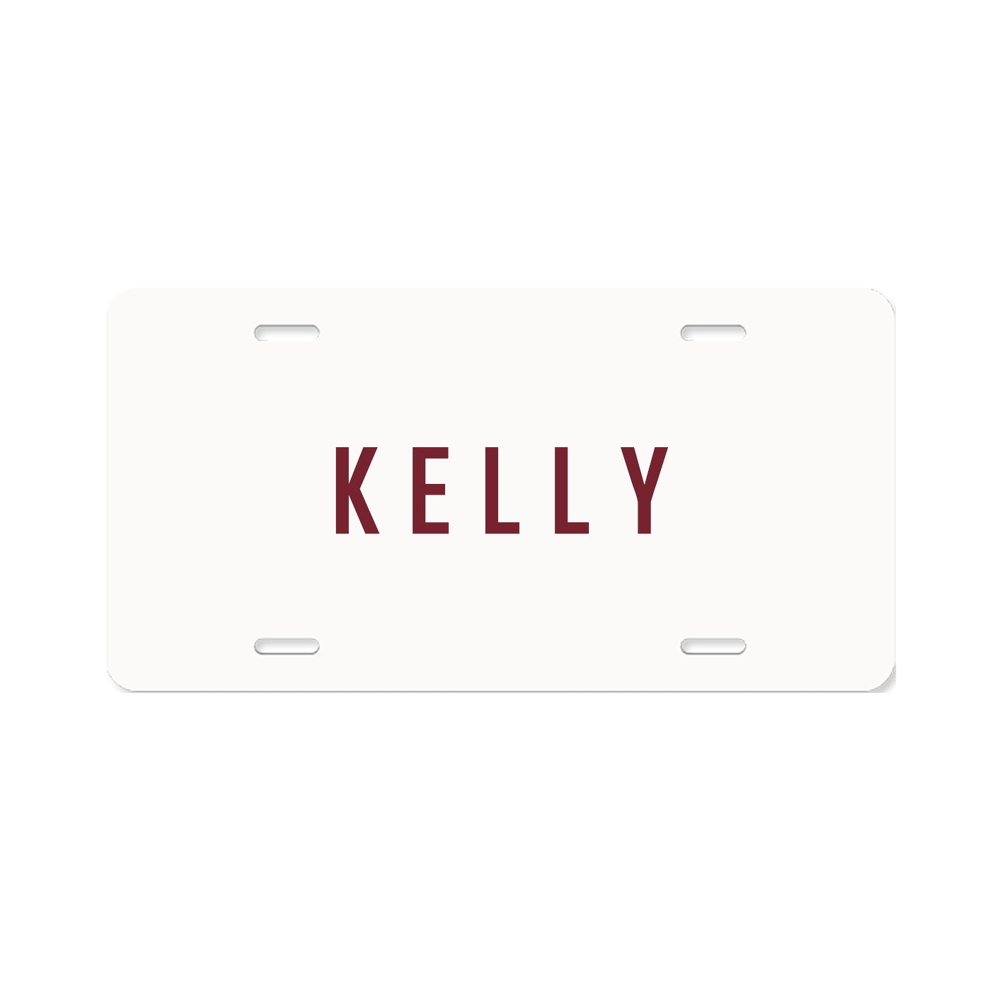 Primary Aluminum License Plate