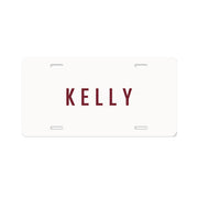 Primary Aluminum License Plate