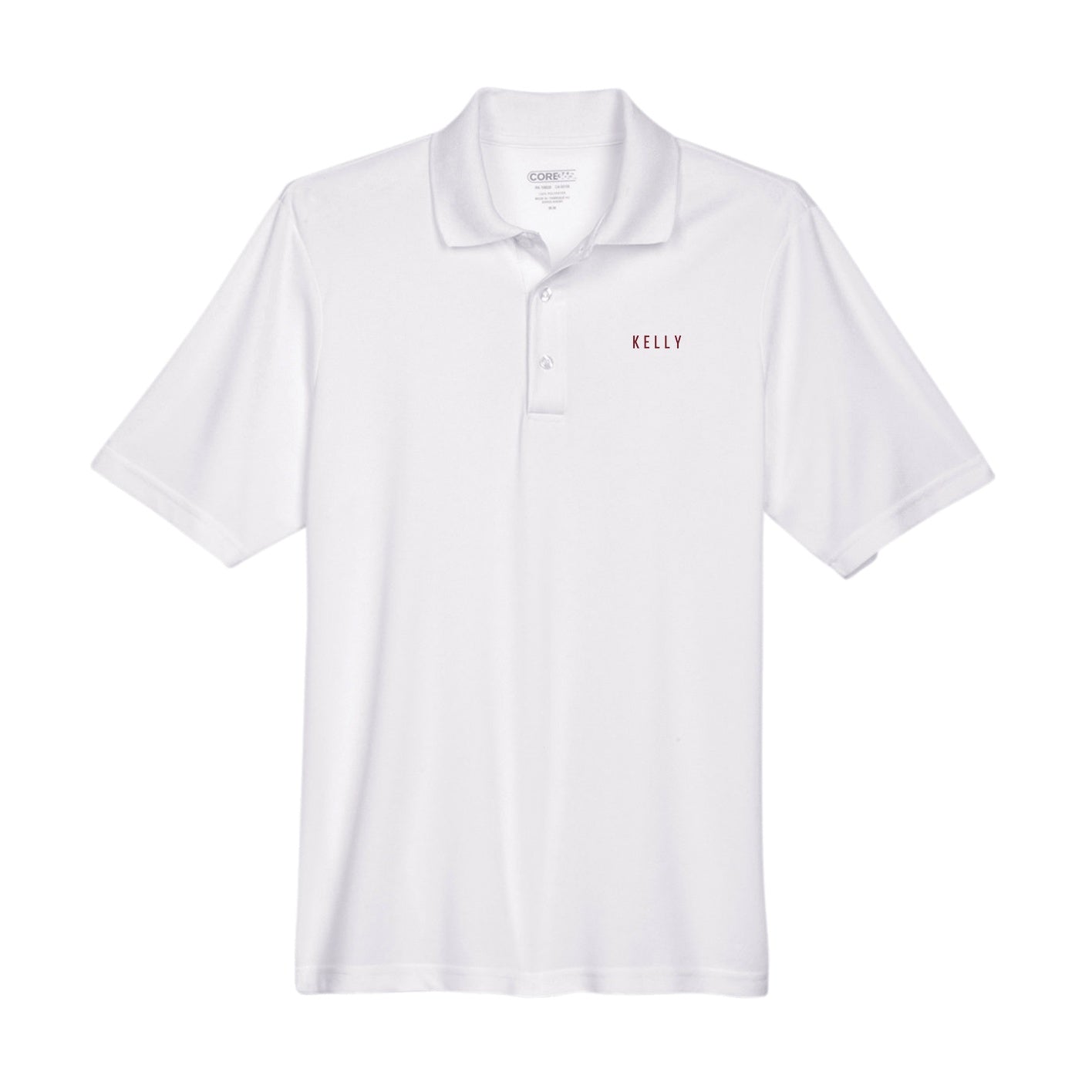White Performance Polo